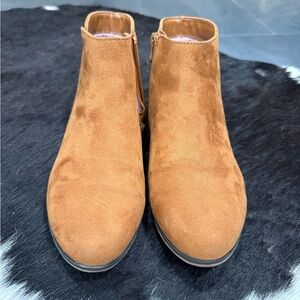 Tan Suede Ankle Boots